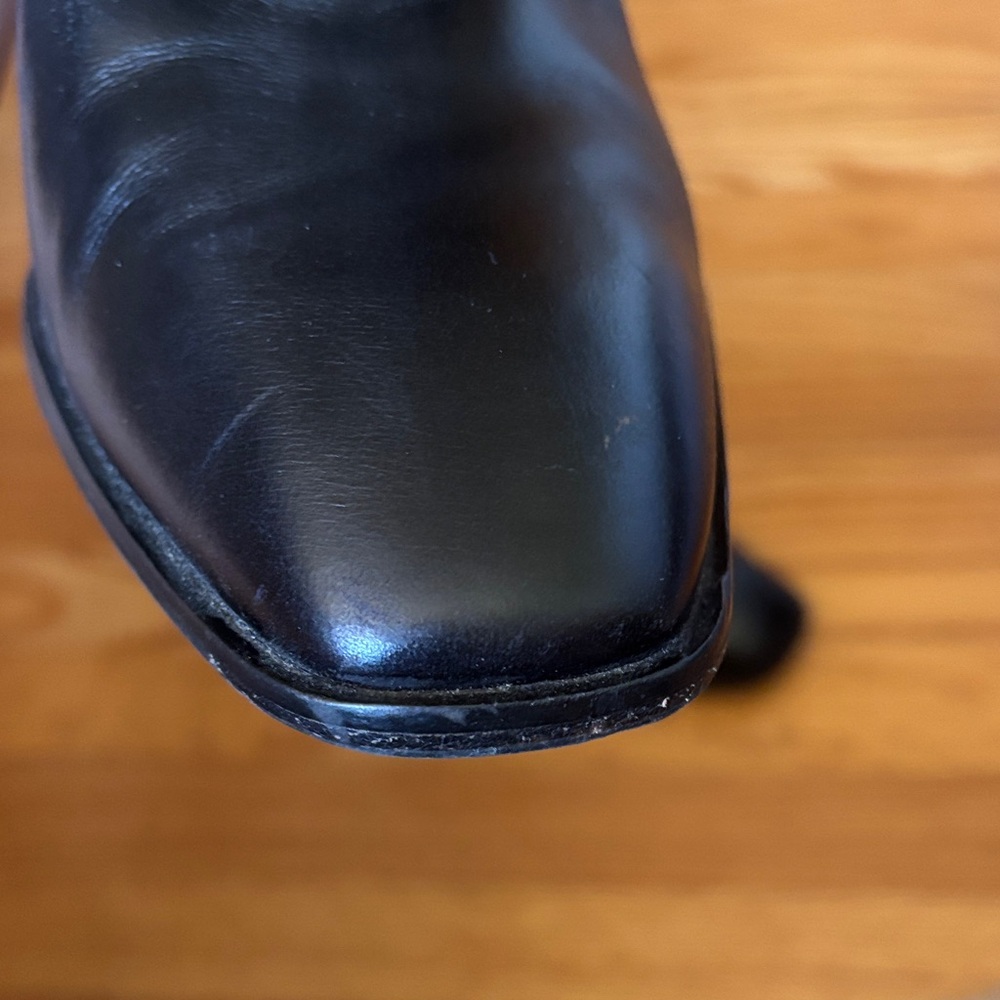 Aeyde Black Leather Ankle Boots EU 42 - Picture 10 of 12